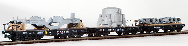 REI Models 487801842 - German Pig-Iron Car Transport Set of the DRG